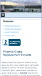 Mobile Screenshot of allianceglassaz.com